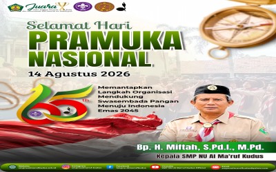 Selamat Hari Pramuka Nasional