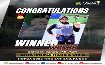 Selamat dan Sukses Juara Wushu