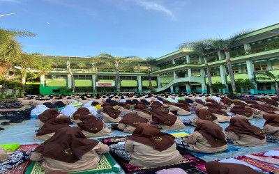 Kegiatan Sholat Dhuha Sebelum Pembelajaran
