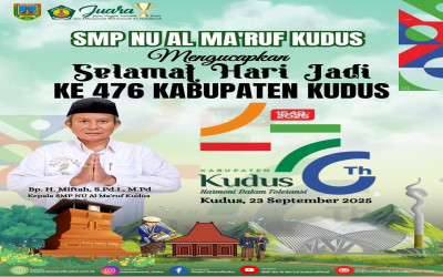 Selamat Hari Jadi Ke 476 Kabupaten Kudus